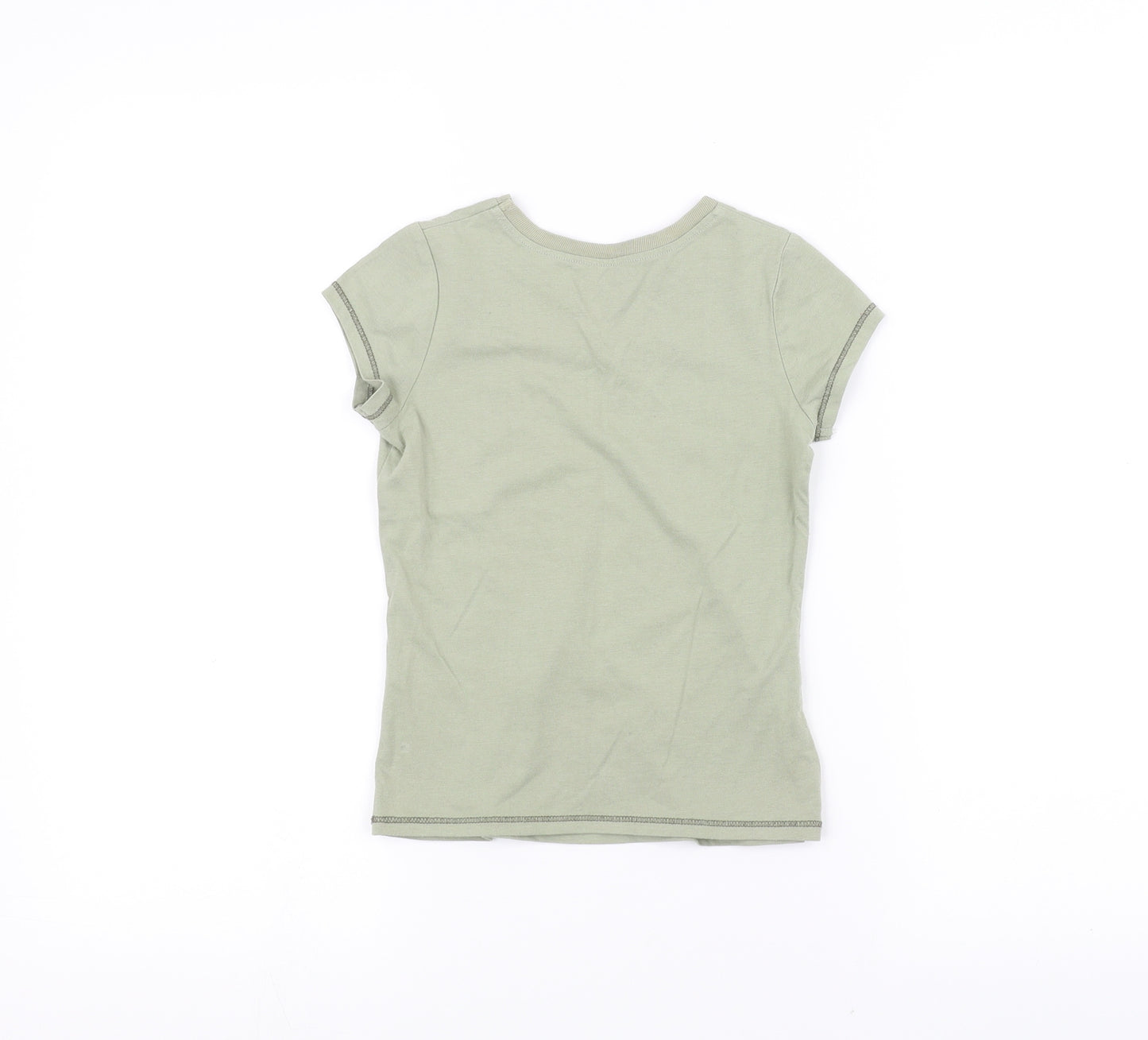 George Girls Green   Basic T-Shirt Size 5-6 Years