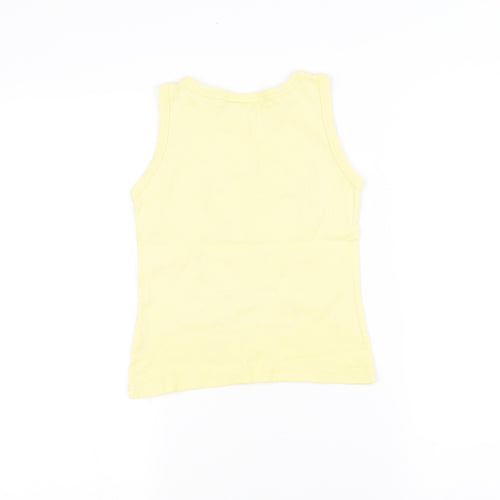 Disney Girls Yellow   Basic Tank Size 10 Years