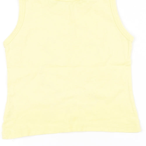 Disney Girls Yellow   Basic Tank Size 10 Years