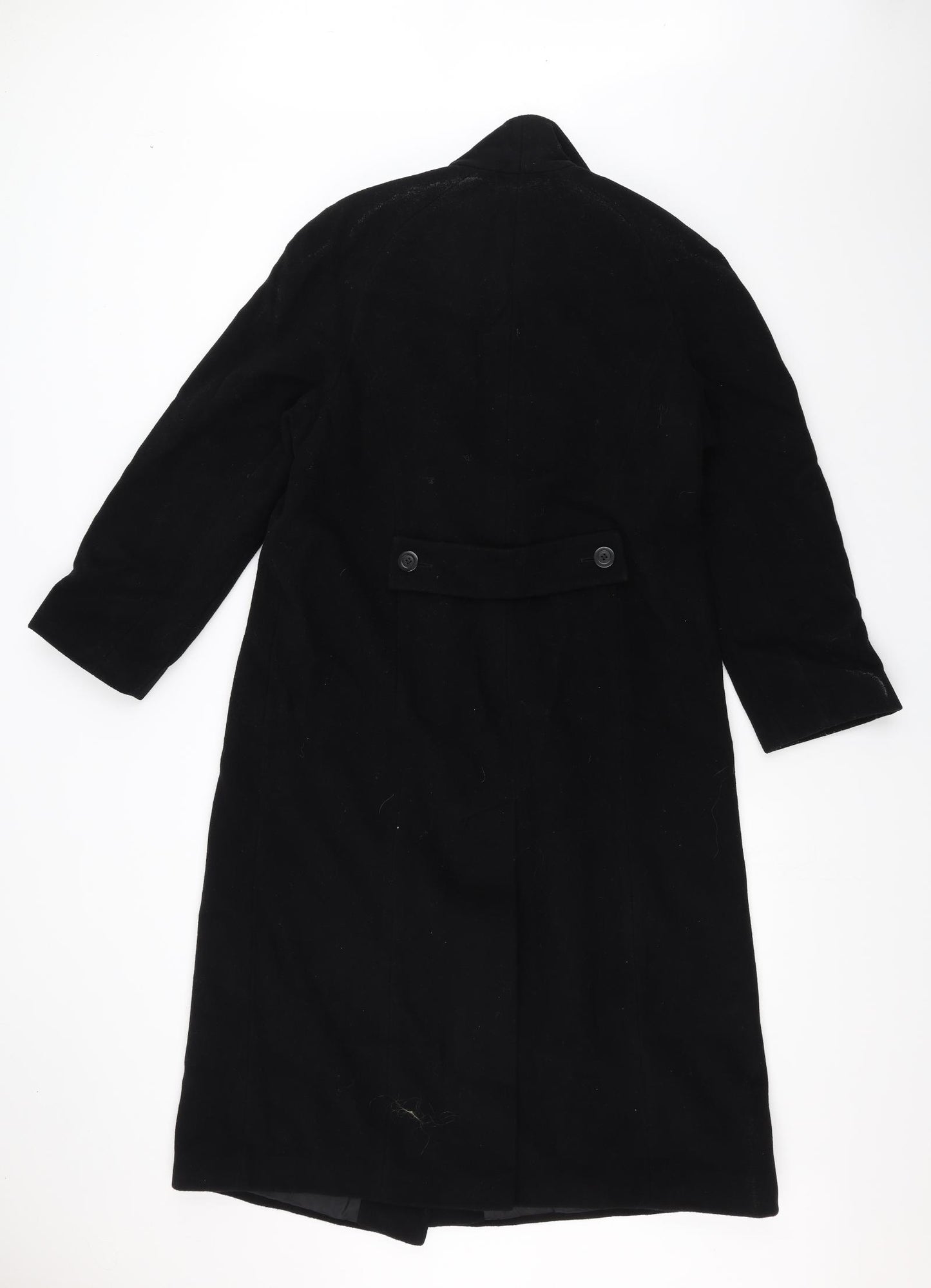 BHS Womens Black   Overcoat Coat Size 10