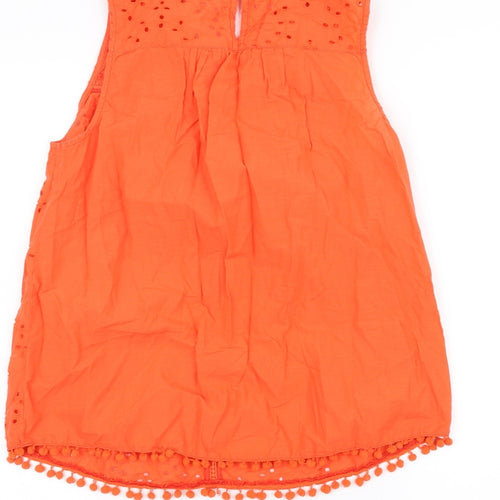 TU Womens Orange   Basic T-Shirt Size 10