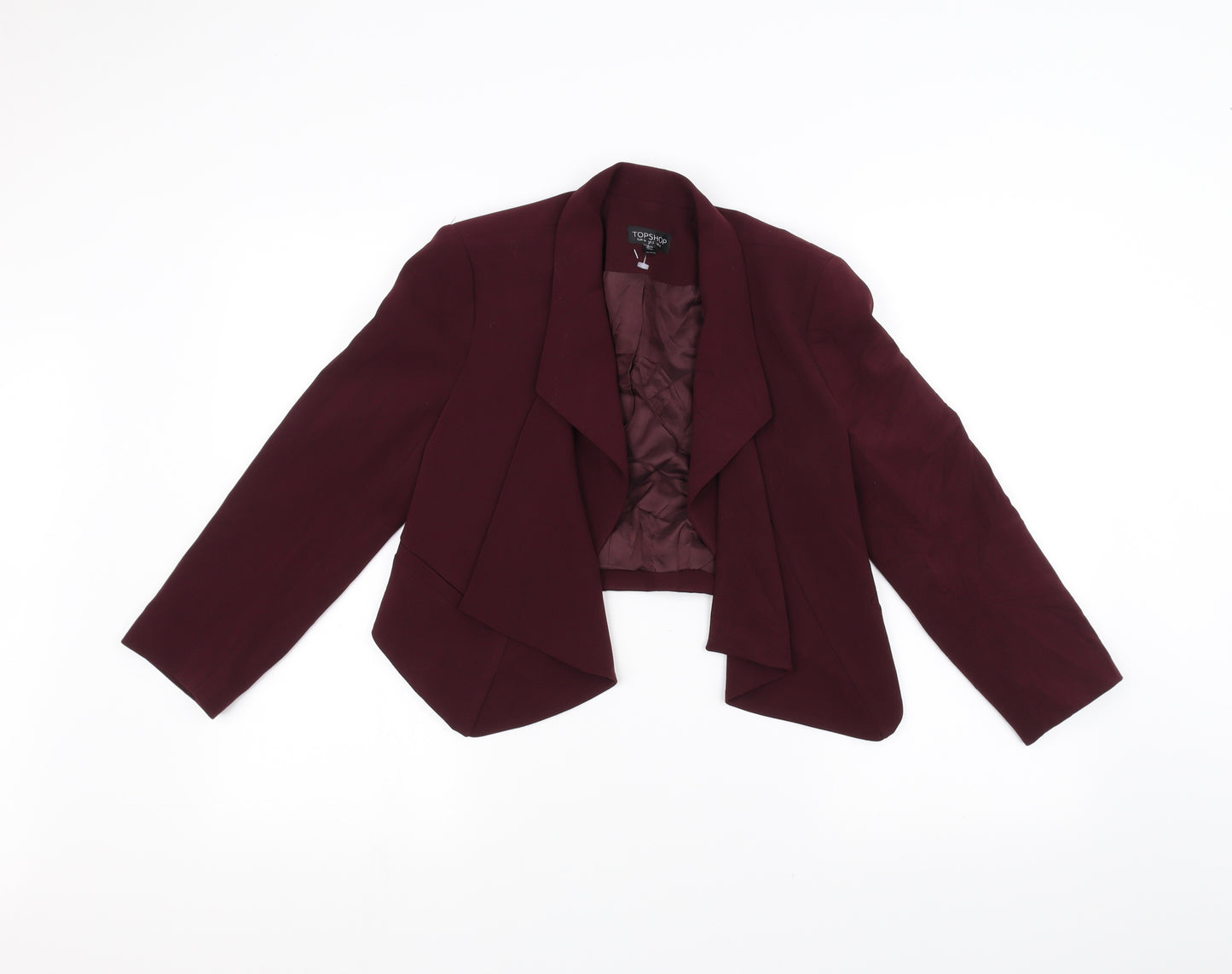 Topshop Womens Red   Jacket  Size 6