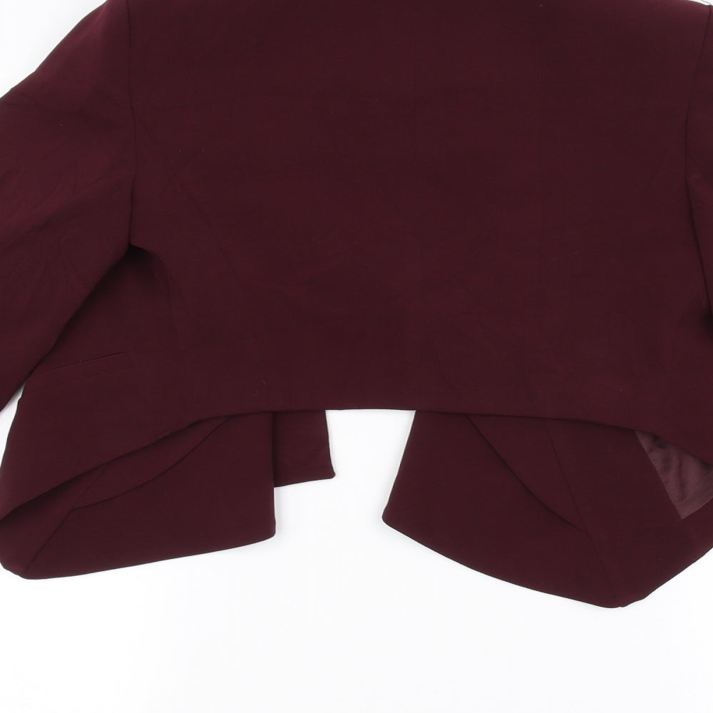Topshop Womens Red   Jacket  Size 6