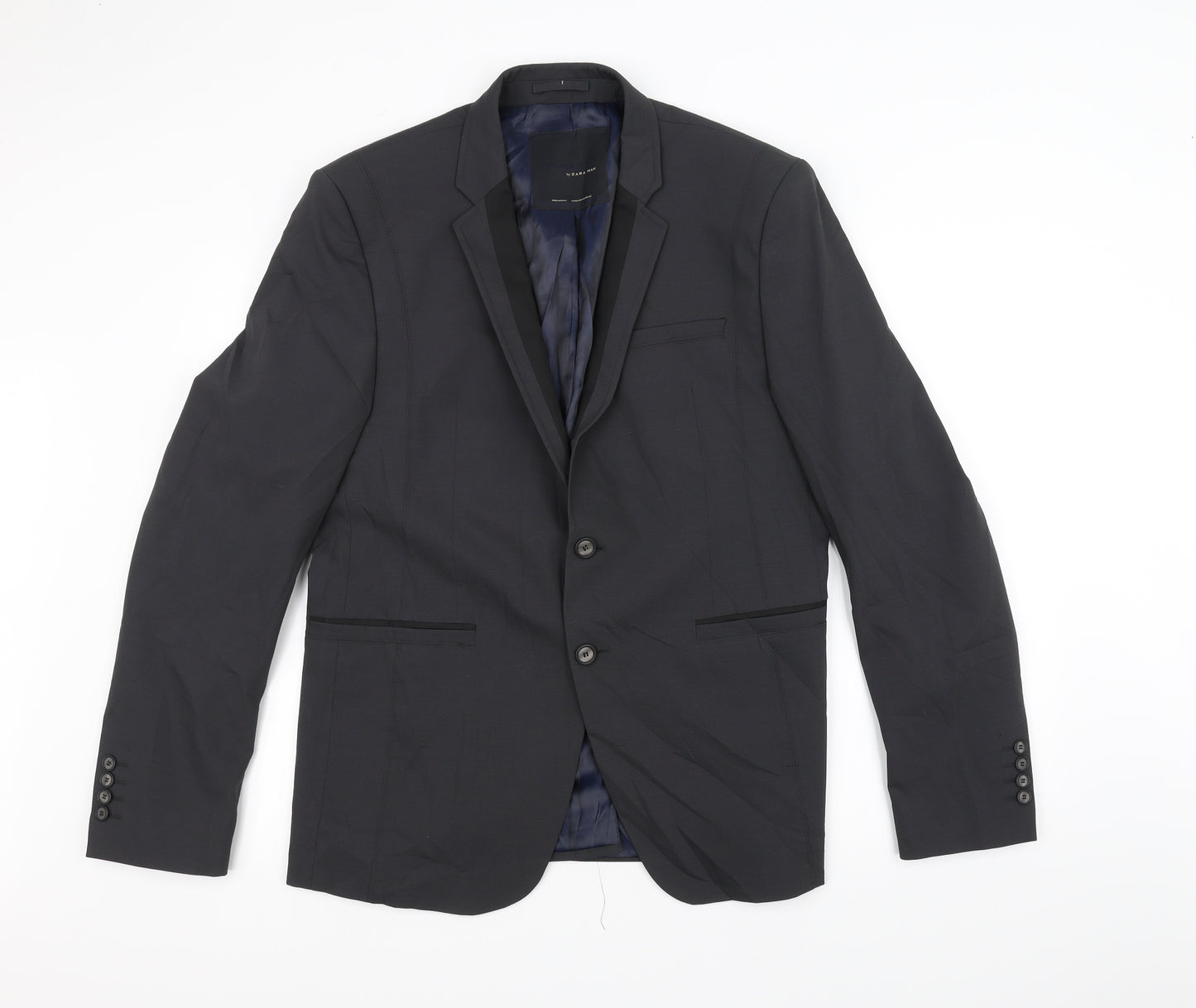 ZARA MAN Mens Grey   Jacket Suit Jacket Size 42