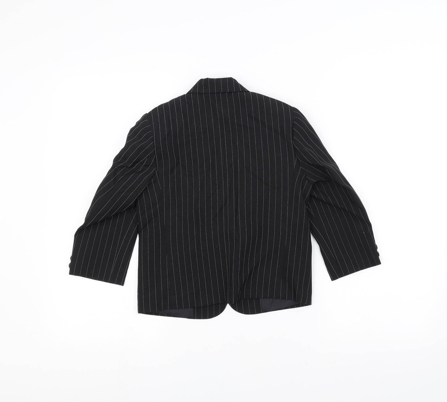 Preworn Boys Blue Striped  Jacket  Size 3 Years