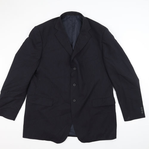 Marks and Spencer Mens Blue   Jacket Suit Jacket Size 46