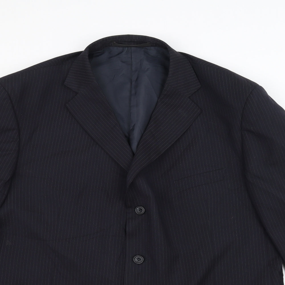 Marks and Spencer Mens Blue   Jacket Suit Jacket Size 46