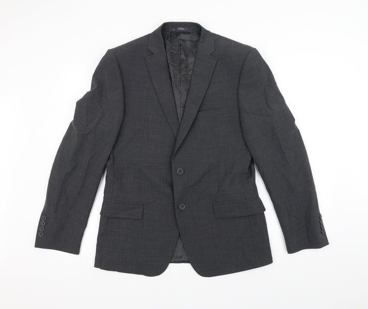 Marks and Spencer Mens Grey   Jacket Suit Jacket Size 38