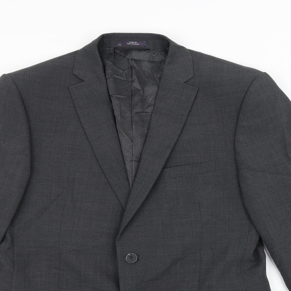 Marks and Spencer Mens Grey   Jacket Suit Jacket Size 38