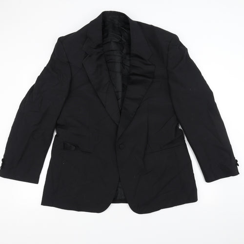 Burton Mens Black   Jacket Suit Jacket Size 42