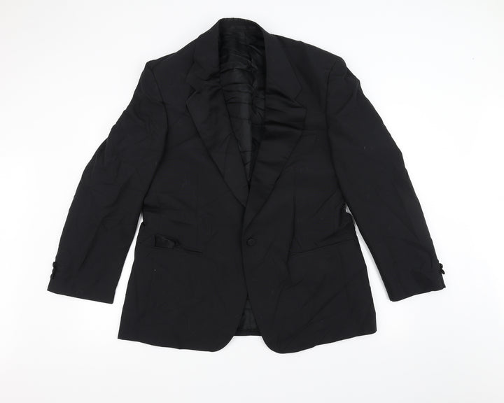 Burton Mens Black Jacket Suit Jacket Size 42