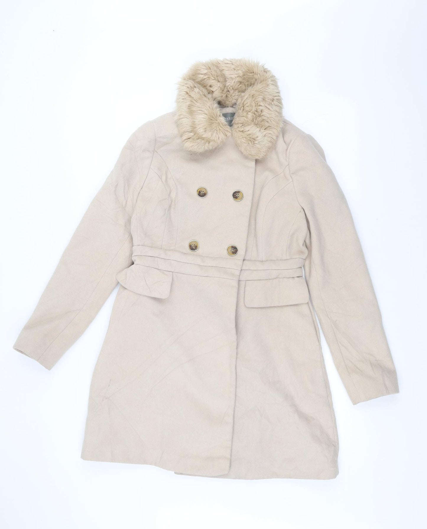 Oasis Womens White   Jacket  Size S