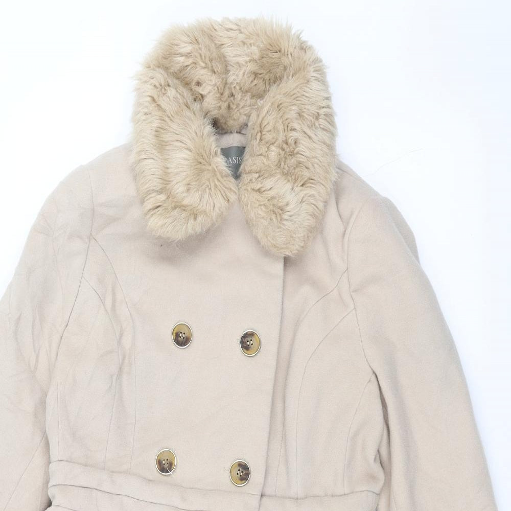 Oasis Womens White   Jacket  Size S