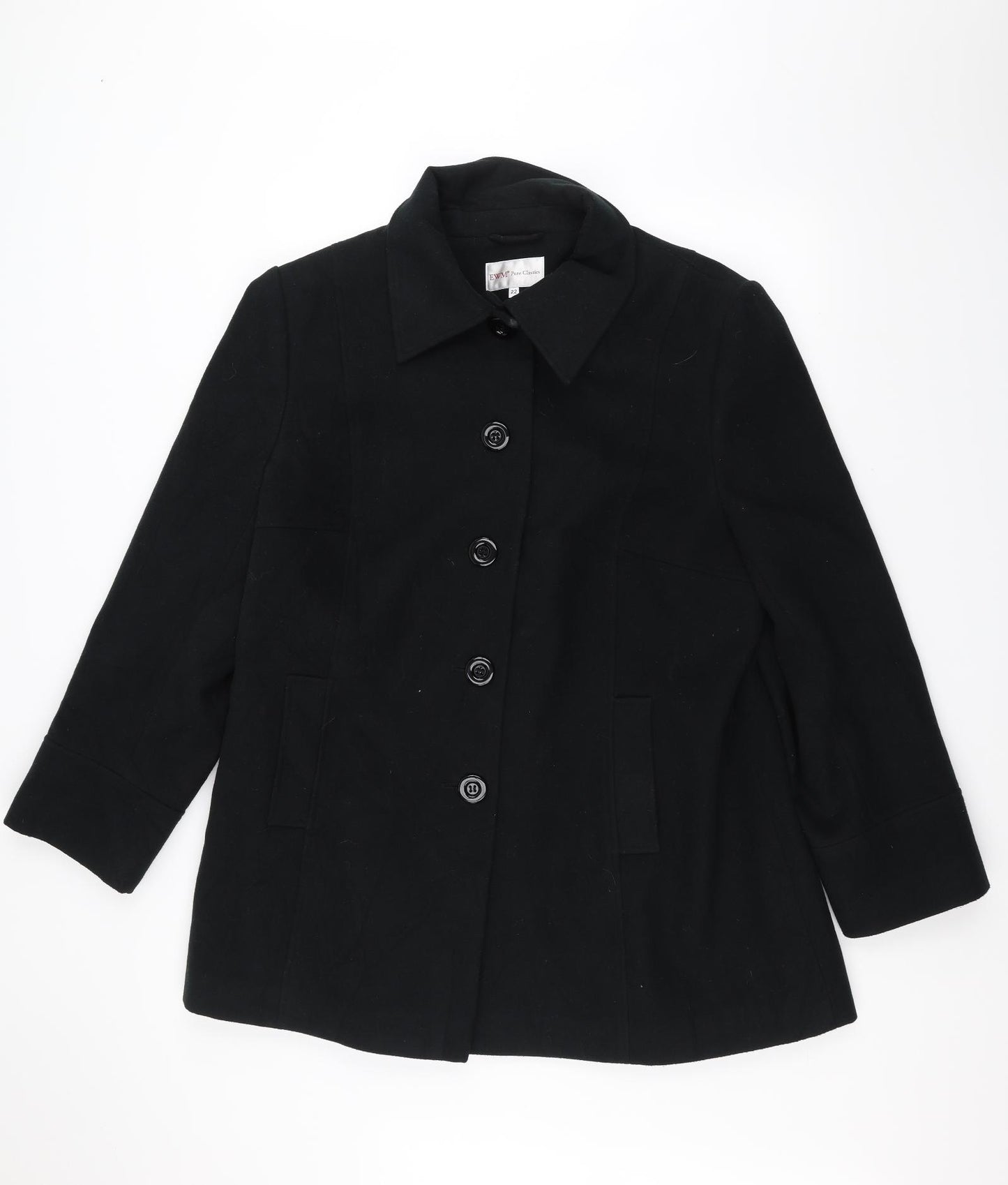 EWM Womens Black   Jacket  Size 22