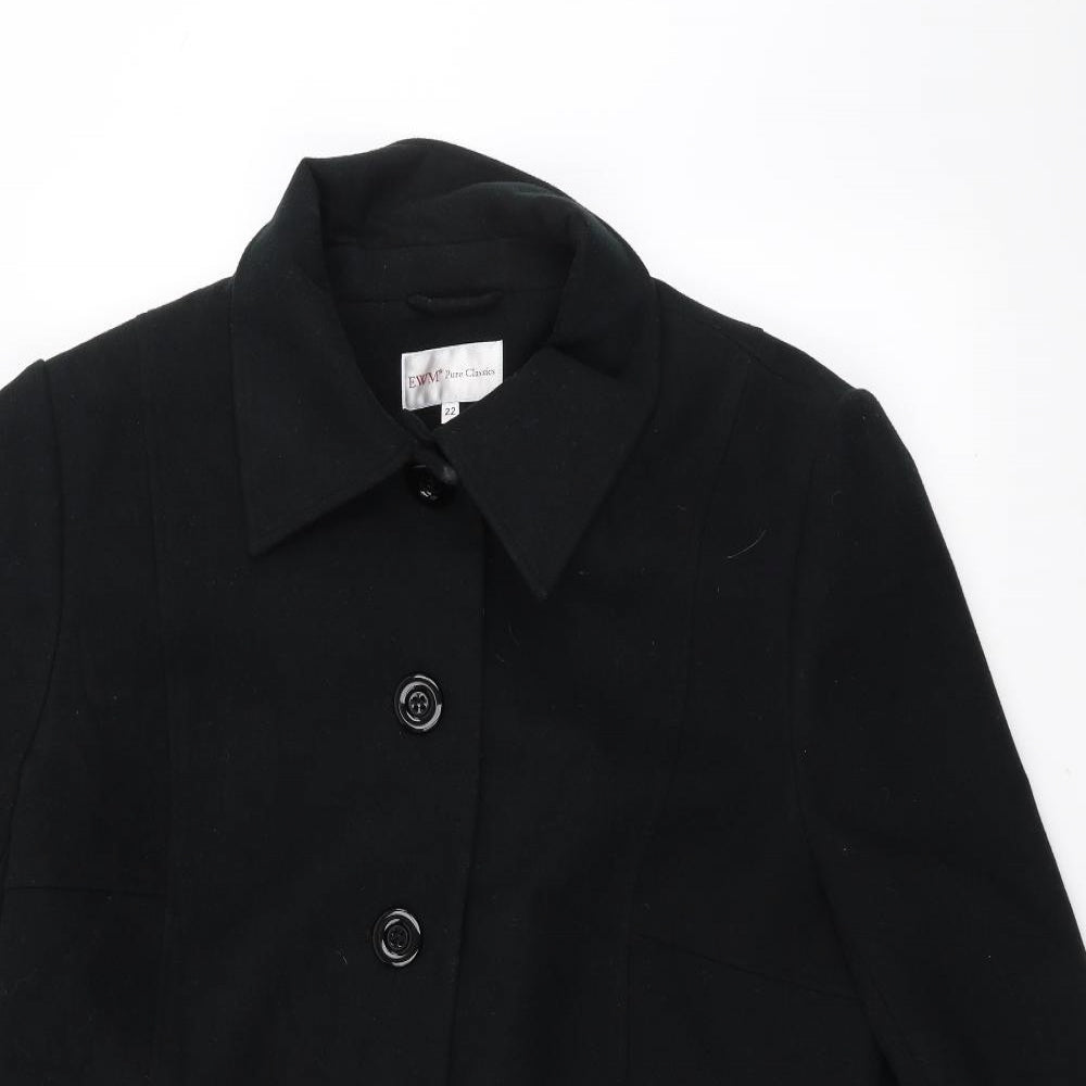 EWM Womens Black   Jacket  Size 22