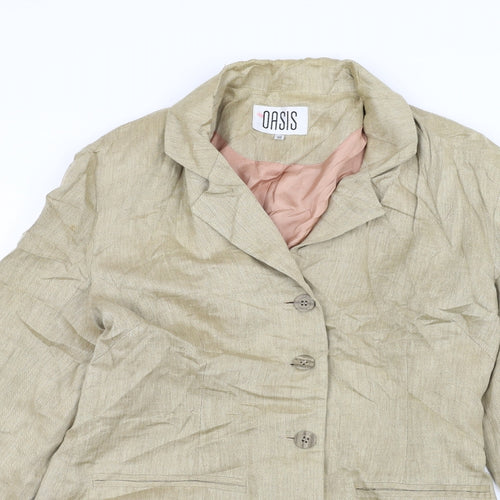 Oasis Womens Brown   Jacket  Size 10