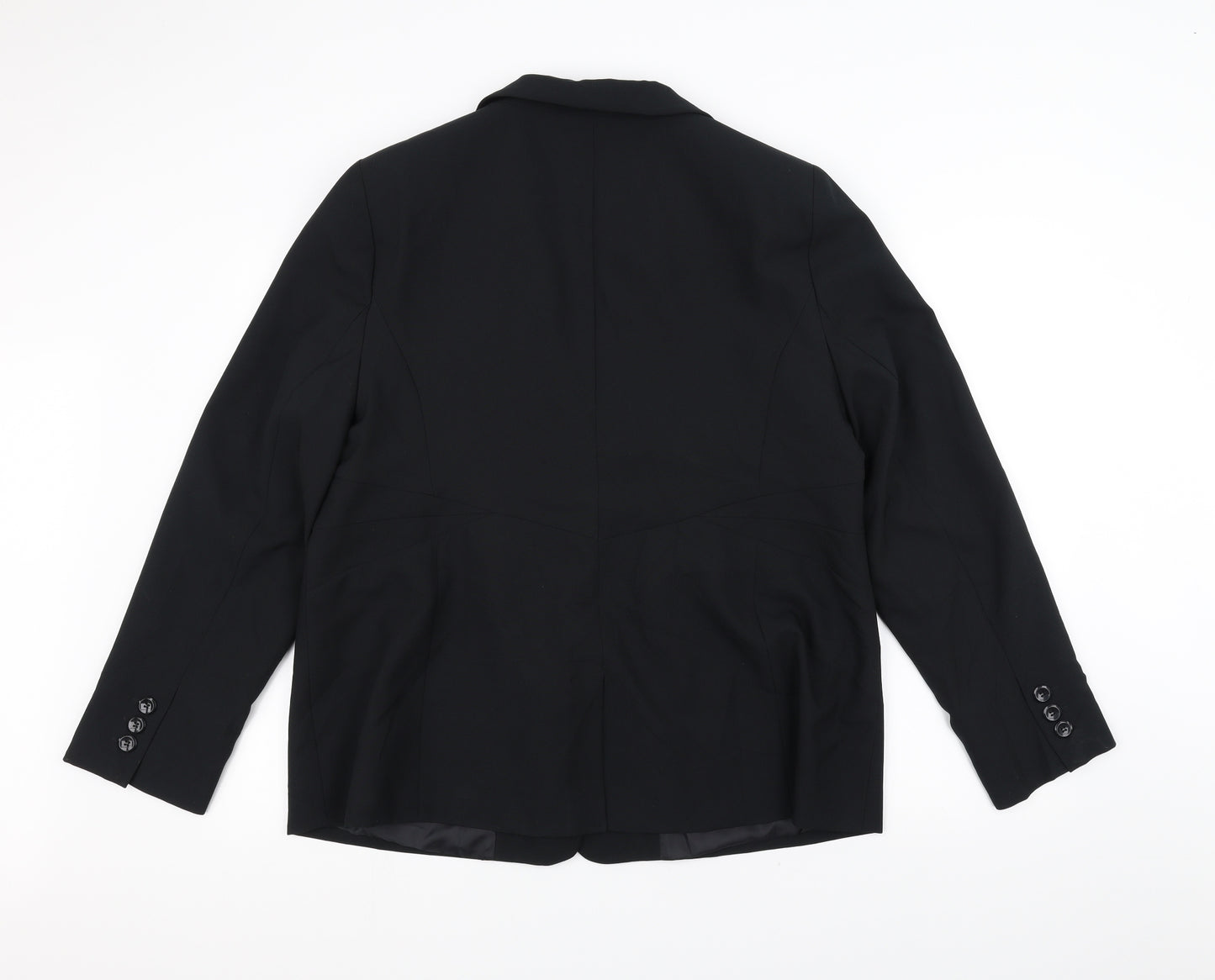 BHS Womens Black   Jacket Suit Jacket Size 20