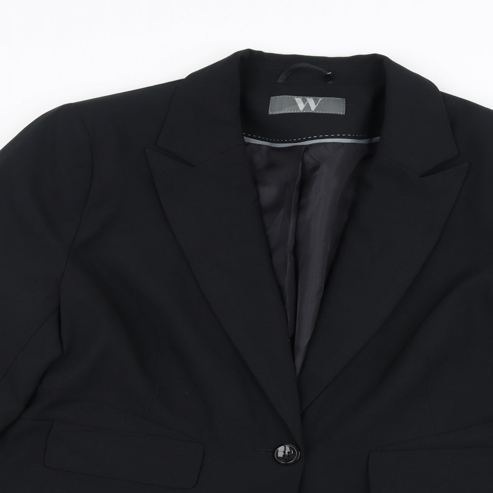 BHS Womens Black   Jacket Suit Jacket Size 20