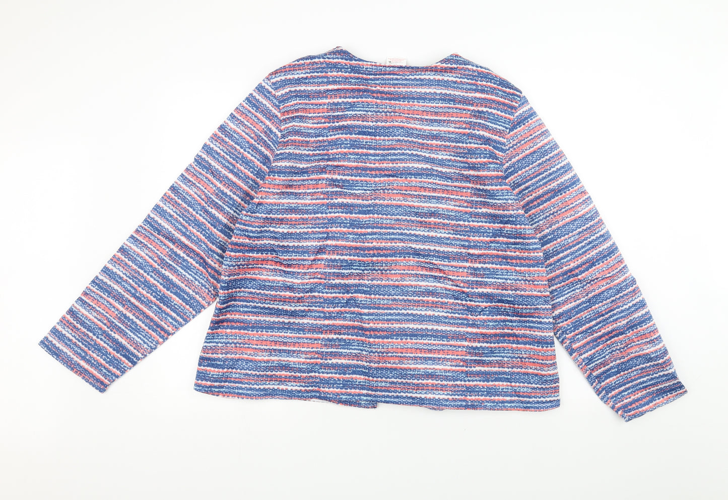 Anne De Lancay Womens Blue   Jacket  Size XL