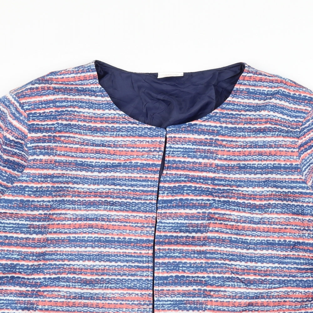 Anne De Lancay Womens Blue   Jacket  Size XL