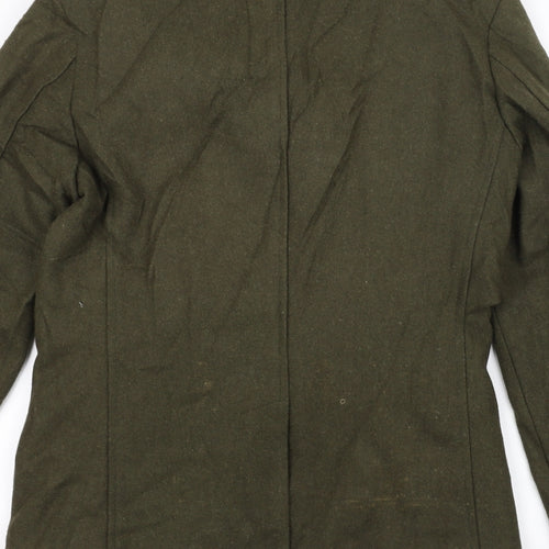 DAS Womens Green   Pea Coat Coat Size M