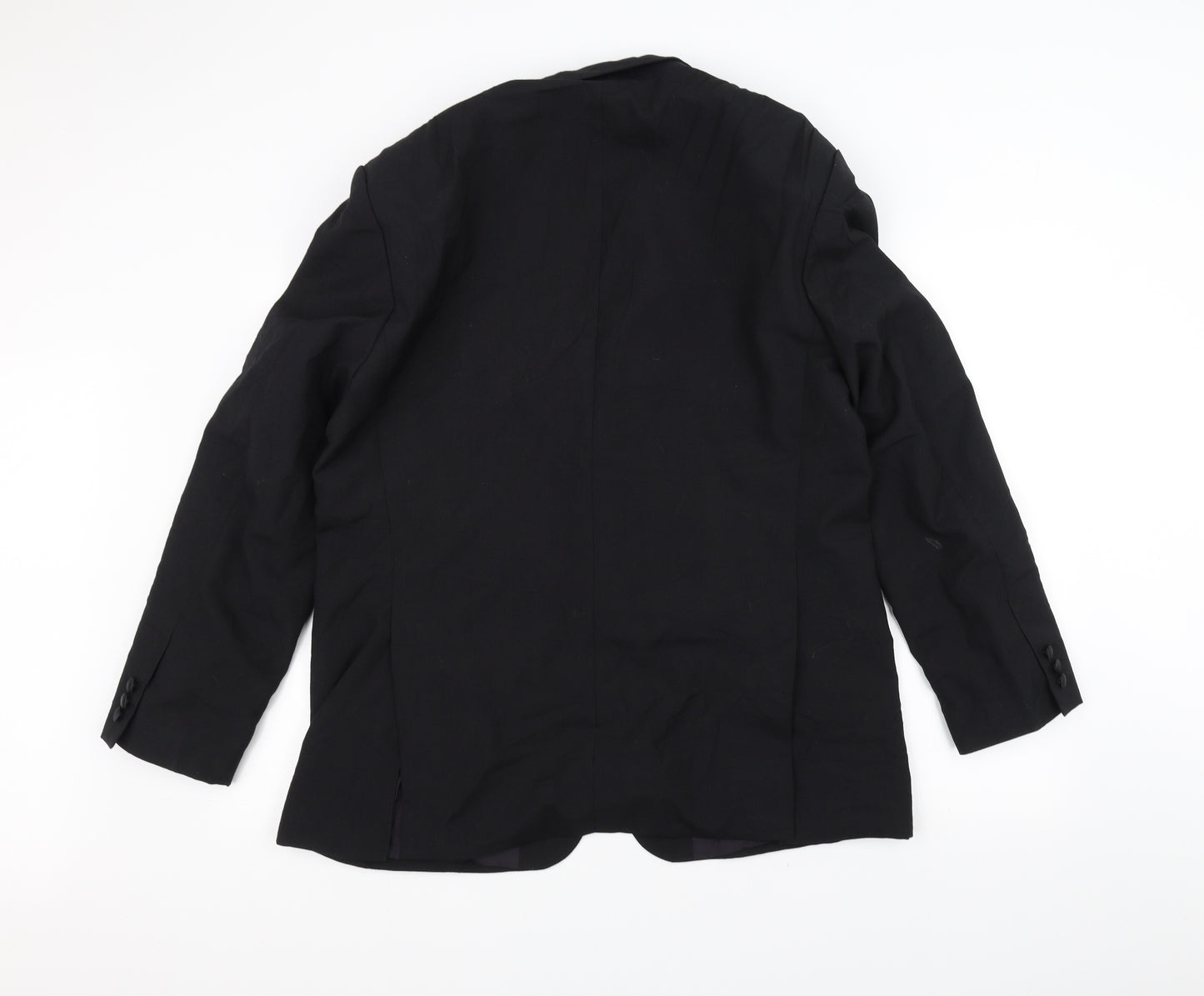 Preworn Mens Black   Jacket Suit Jacket Size 40