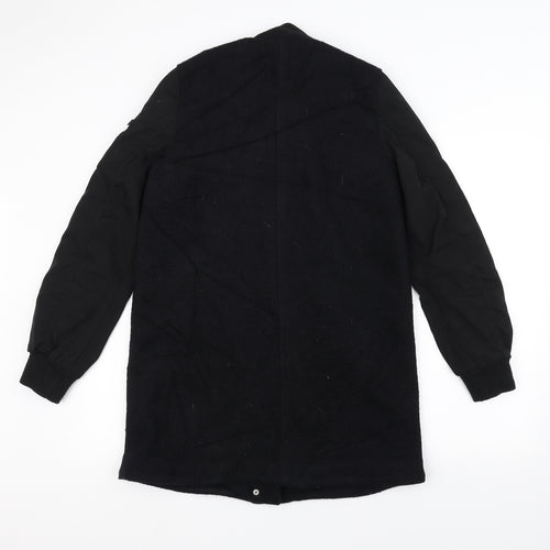 H&M Mens Black   Pea Coat Coat