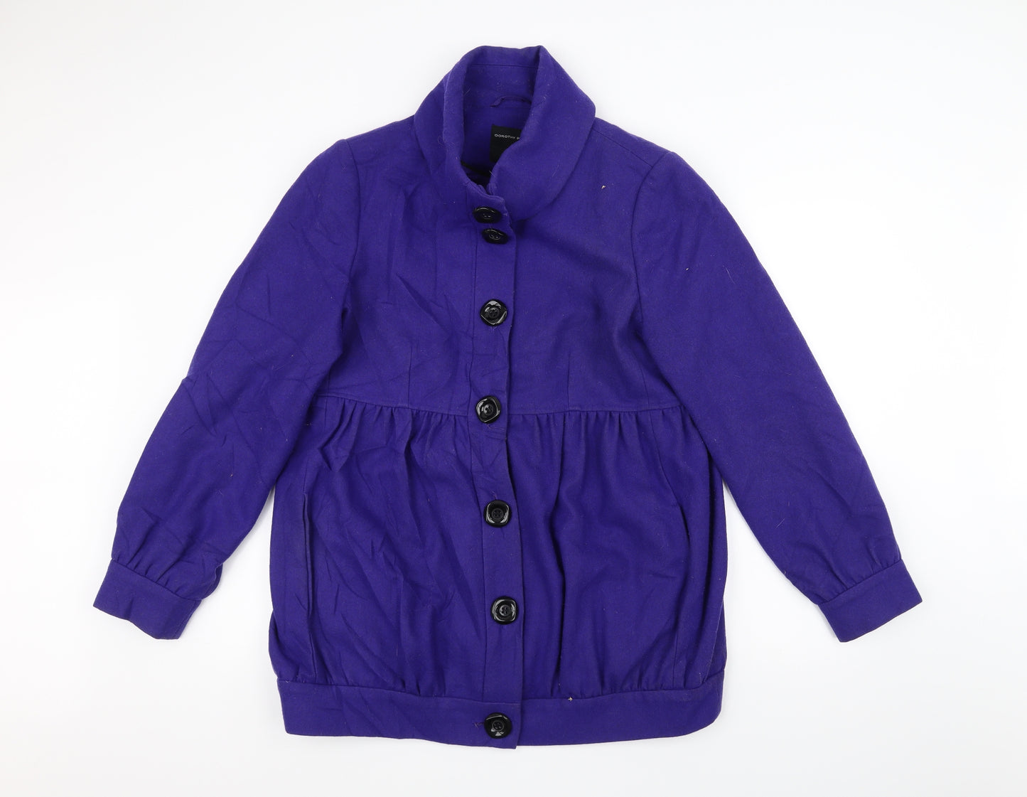 Dorothy Perkins Womens Blue   Pea Coat Coat Size 16