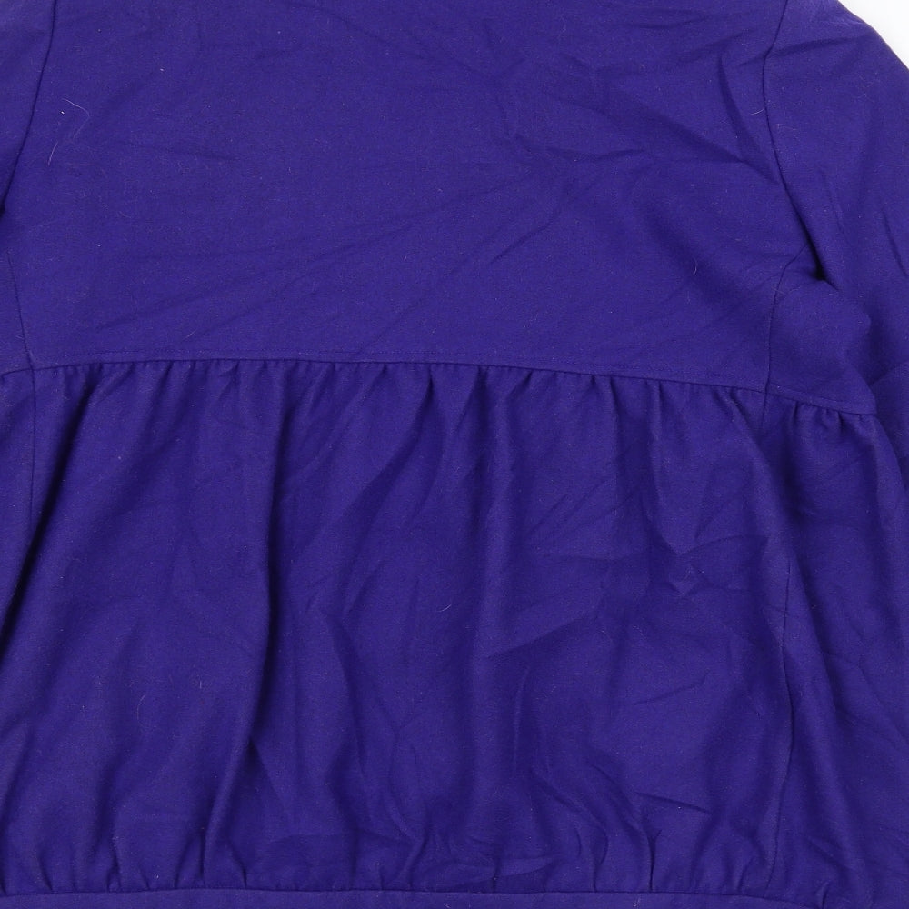 Dorothy Perkins Womens Blue   Pea Coat Coat Size 16