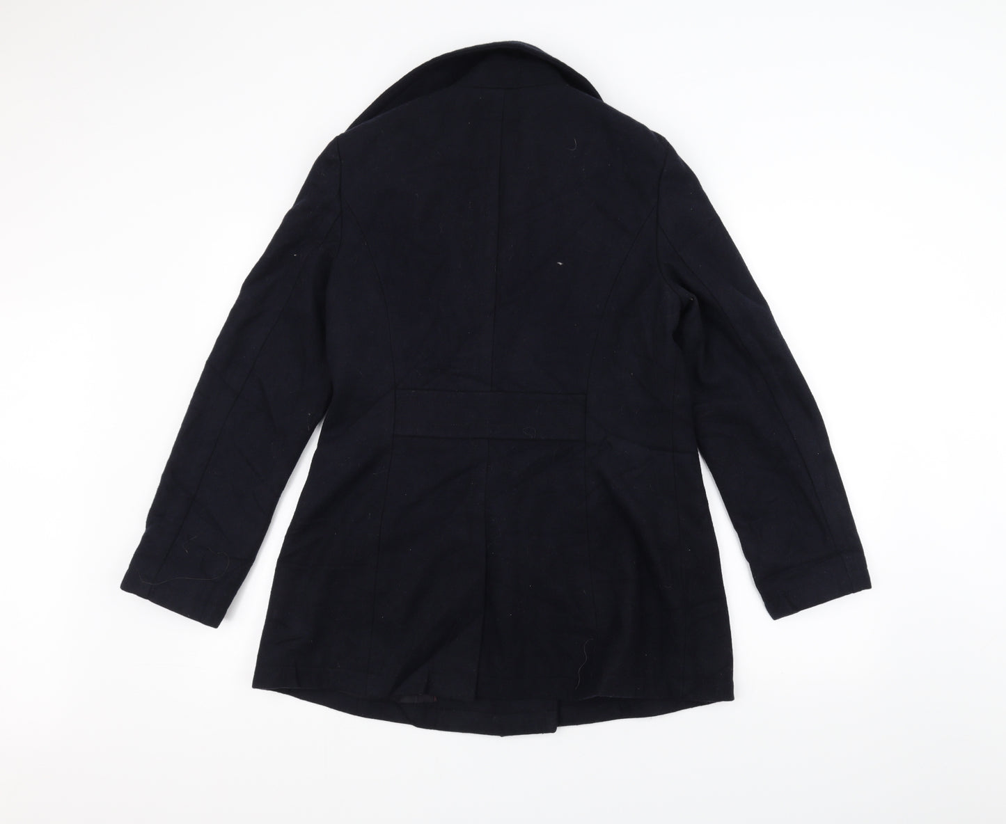 Marks and Spencer Womens Blue   Pea Coat Coat Size 12