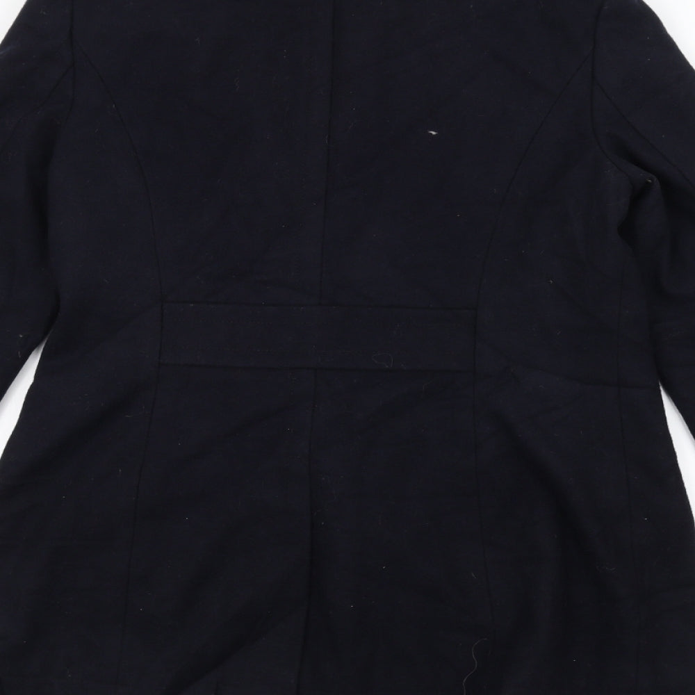 Marks and Spencer Womens Blue   Pea Coat Coat Size 12
