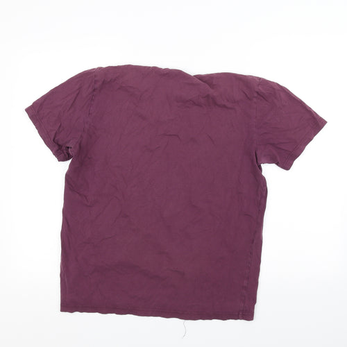 Preworn Womens Red   Basic T-Shirt Size L