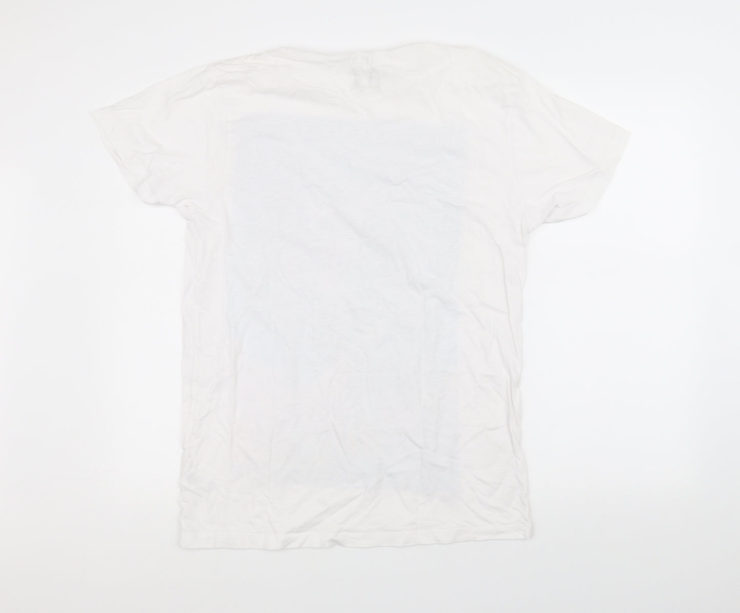 Preworn Mens White    T-Shirt Size L