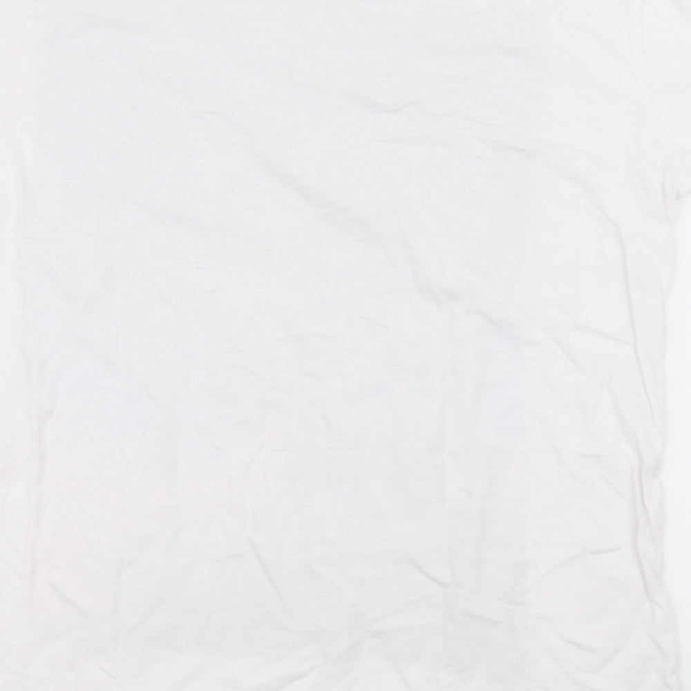 Preworn Mens White    T-Shirt Size L