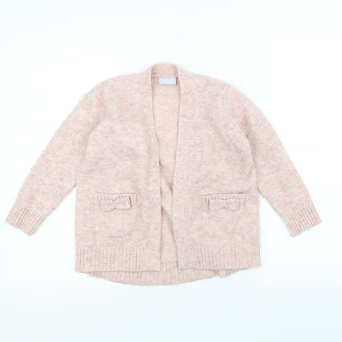 I love girls wear Girls Pink  Knit Jacket Coatigan Size 7-8 Years