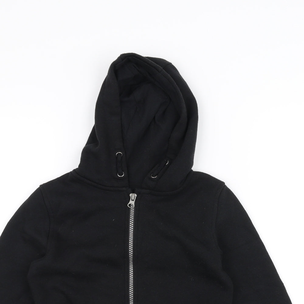 Primark Boys Black   Pullover Hoodie Size 6-7 Years