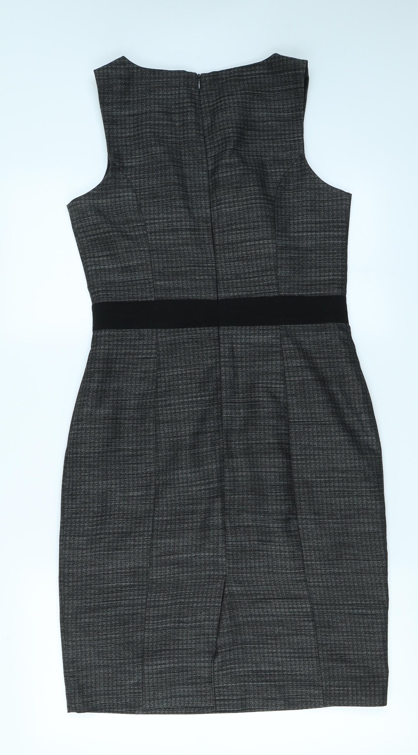 Papaya Womens Black Check  Pencil Dress  Size 10