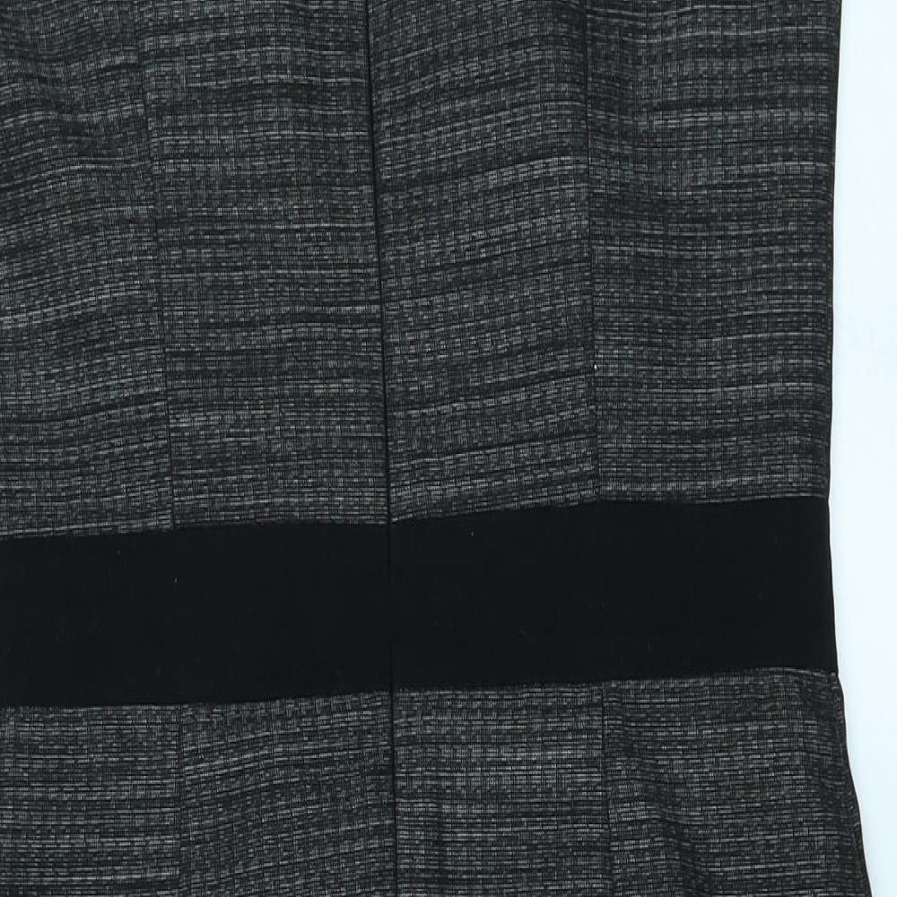 Papaya Womens Black Check  Pencil Dress  Size 10