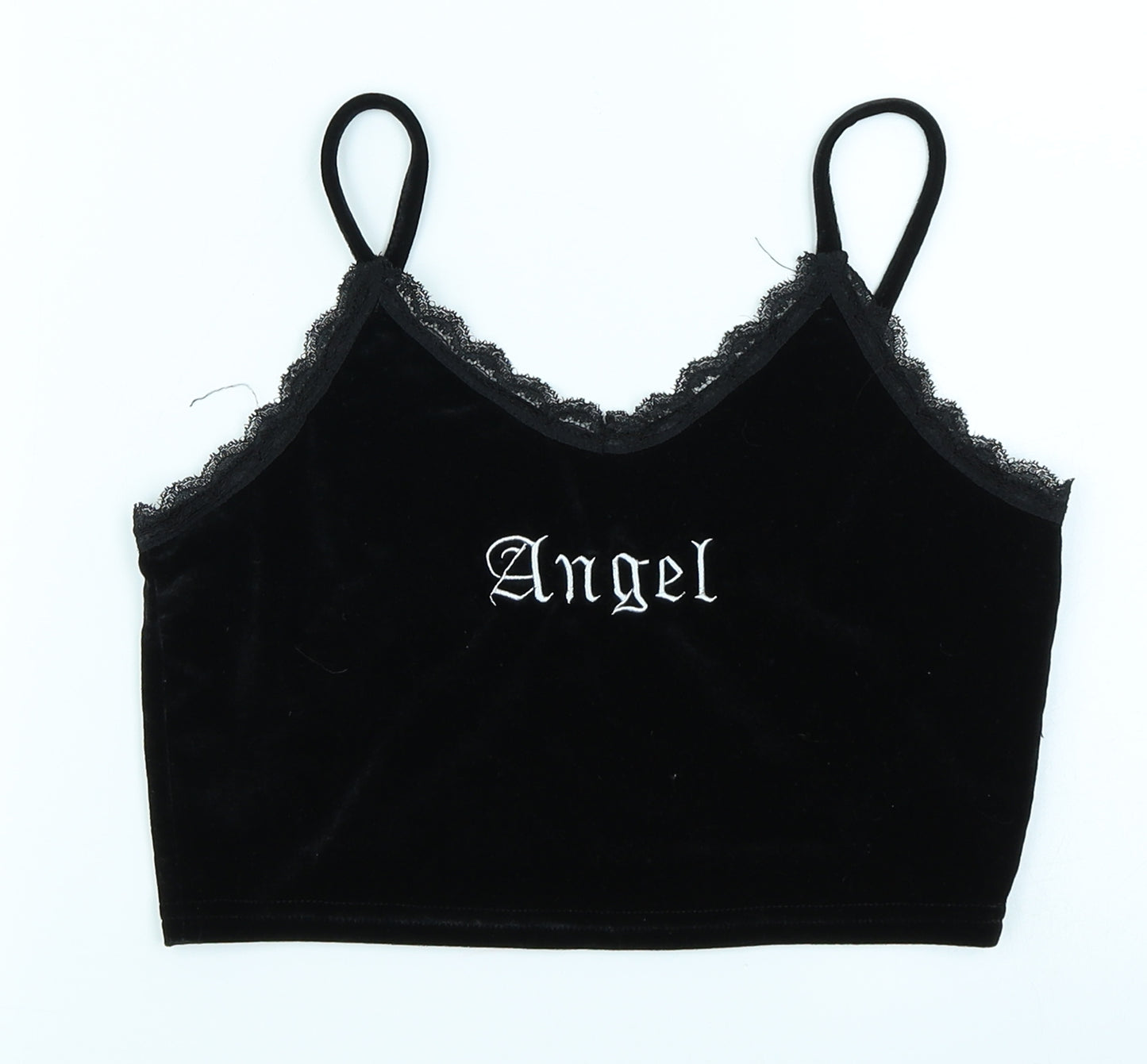 SheIn Womens Black   Cropped T-Shirt Size S