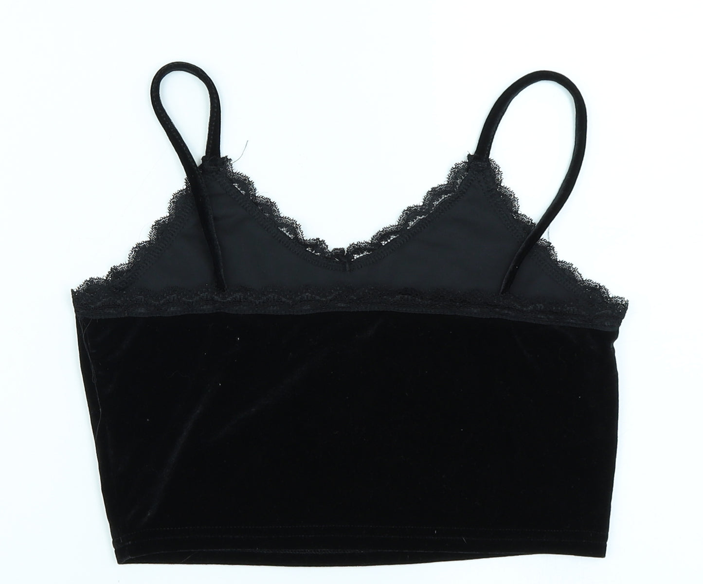 SheIn Womens Black   Cropped T-Shirt Size S