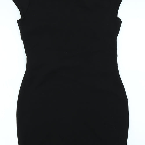 Boohoo Womens Black   Pencil Dress  Size 12