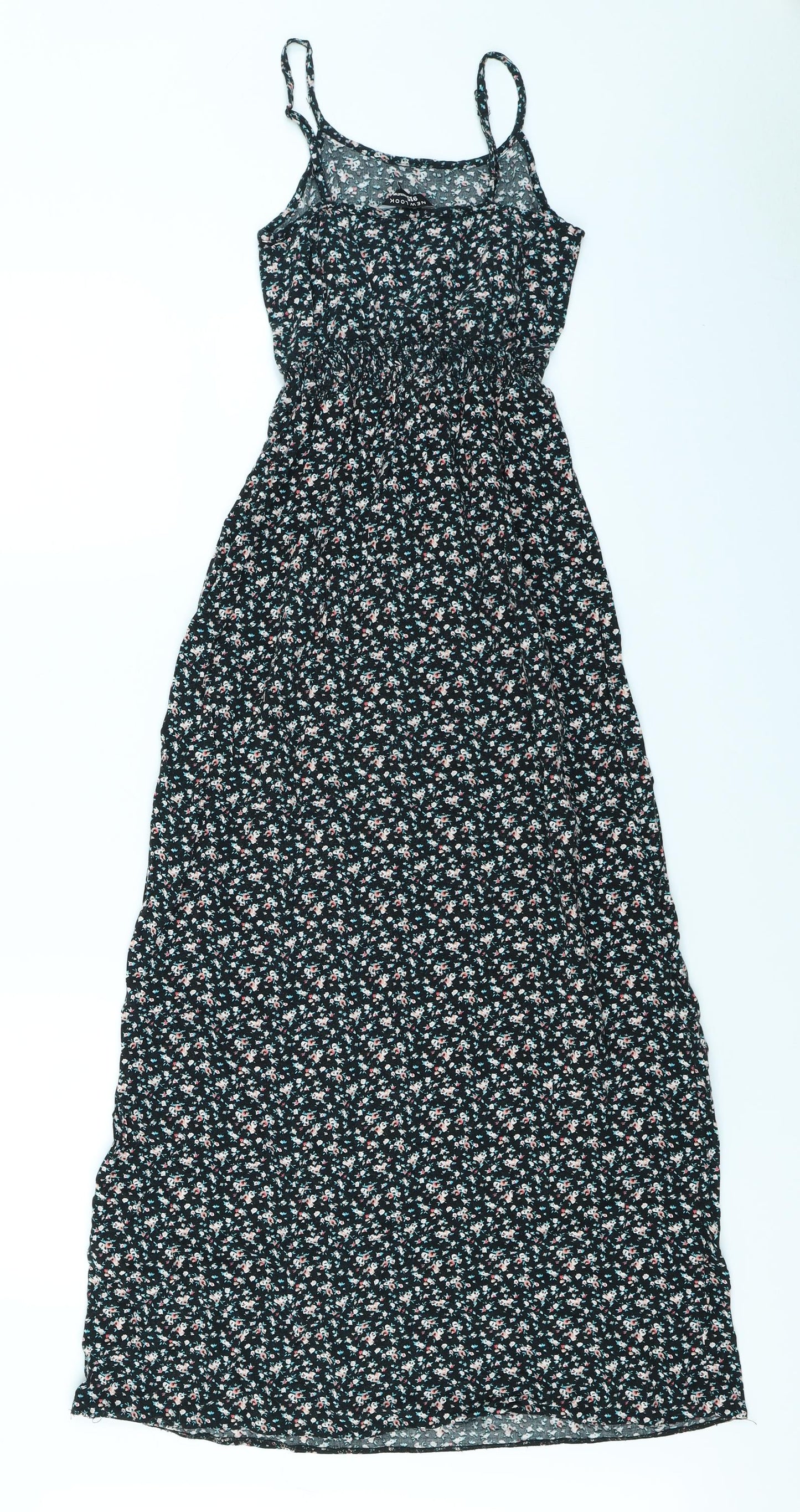 915 Generation Girls Black Floral  Maxi  Size 9 Years