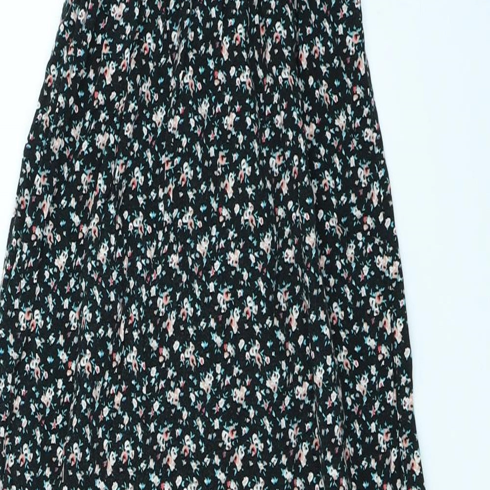 915 Generation Girls Black Floral  Maxi  Size 9 Years