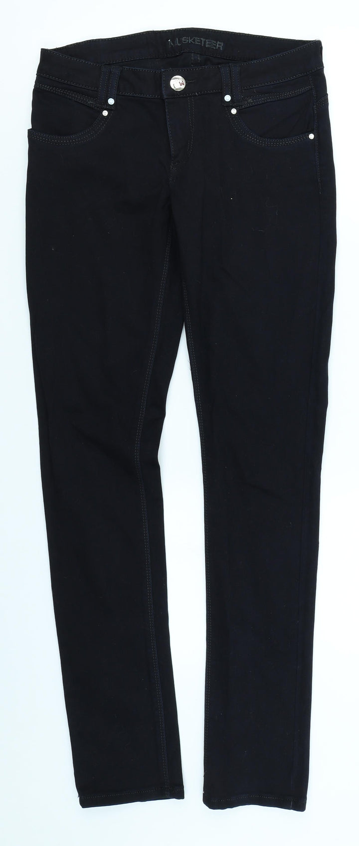 Musketeer Jeans Womens Black  Denim Skinny Jeans Size 28 in L30 in