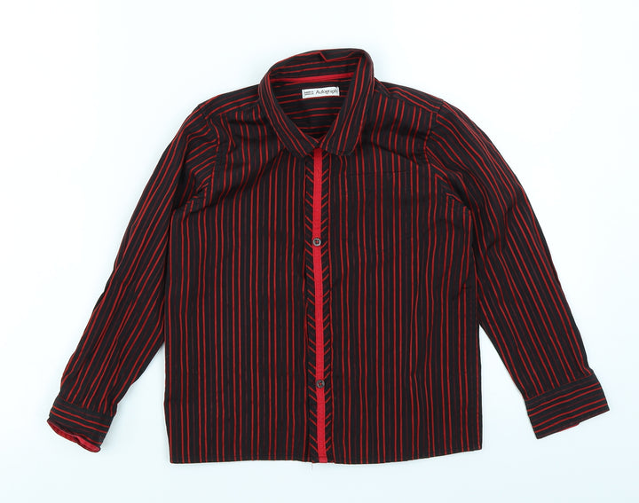 Autograph Boys Red Basic Button-Up Size 6-7 Years