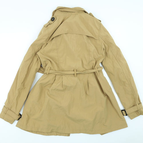 Divided Womens Brown   Overcoat Coat Size 12