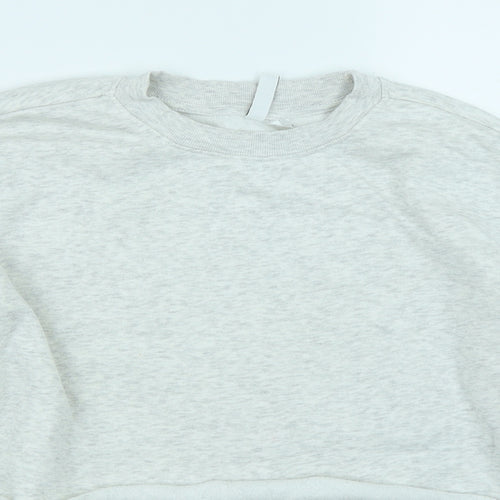 Divided Womens Grey   Pullover Sweatshirt Size S  - Cropped