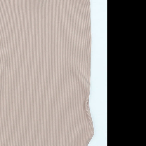 New Look Womens Pink   Bodysuit One-Piece Size 14