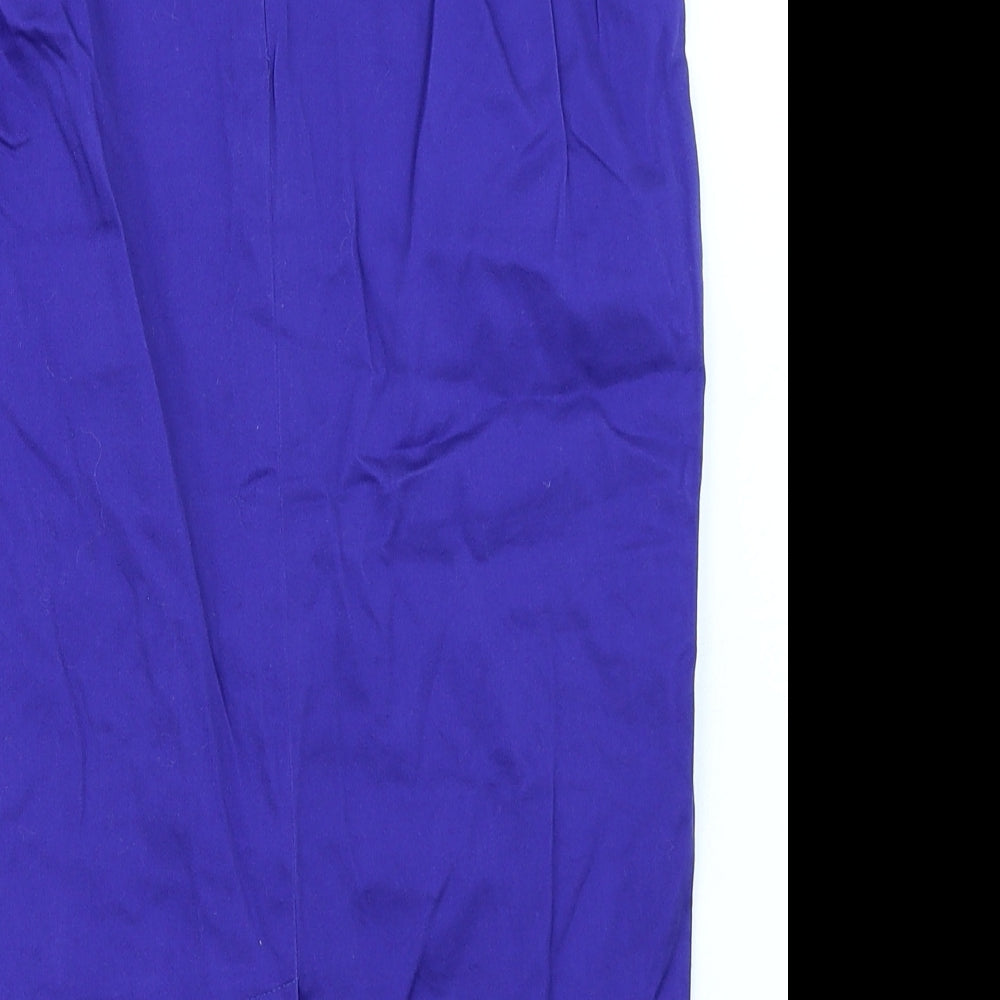 Papaya Womens Blue   Straight & Pencil Skirt Size 10