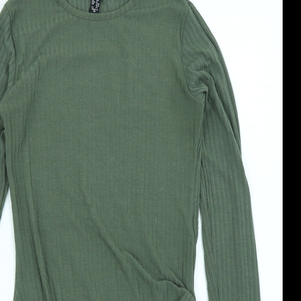 New Look Womens Green   Bodysuit One-Piece Size 12
